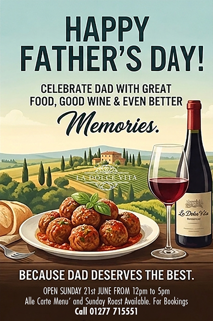 LA DOLCE VITA FATHERS DAY POSTER SMALL